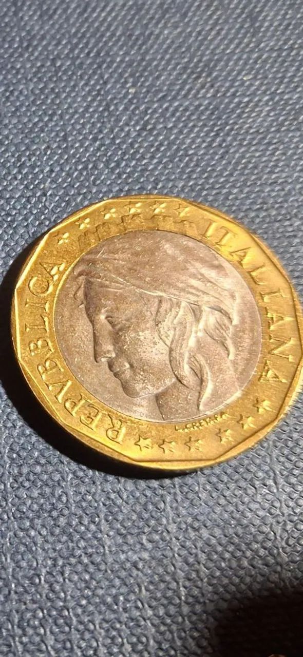 Moeda Italiana antiga 1997