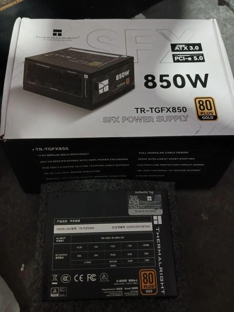 Fonte de alimentação Thermalright TR-TGFX850 - Foto 2