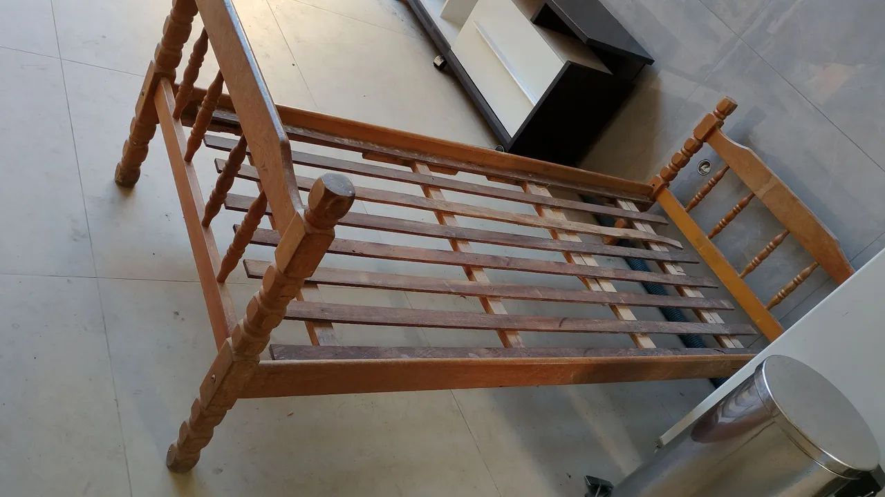 Cama de madeira solteiro  - Foto 3