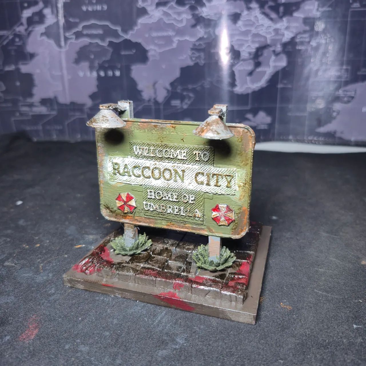 Suporte para Controle Tema Raccoon City Umbrella Corporation - Foto 2