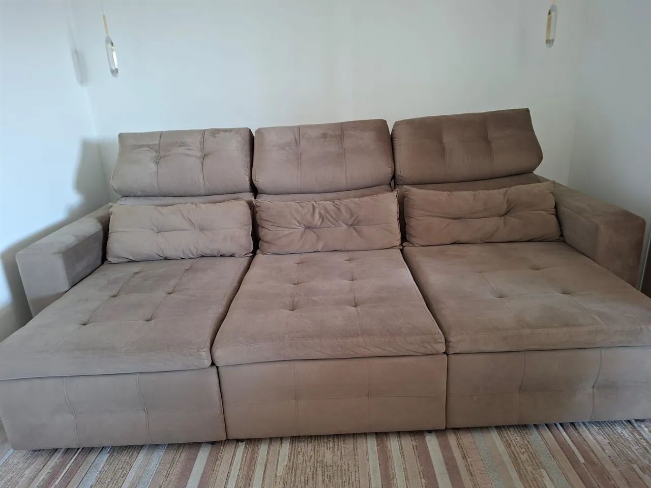 Vendo Sofá chair 3 lugares semi novo