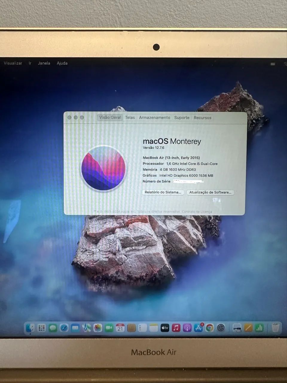 MacBook Air 13? 2015 com caixa e carregador original - Notebooks