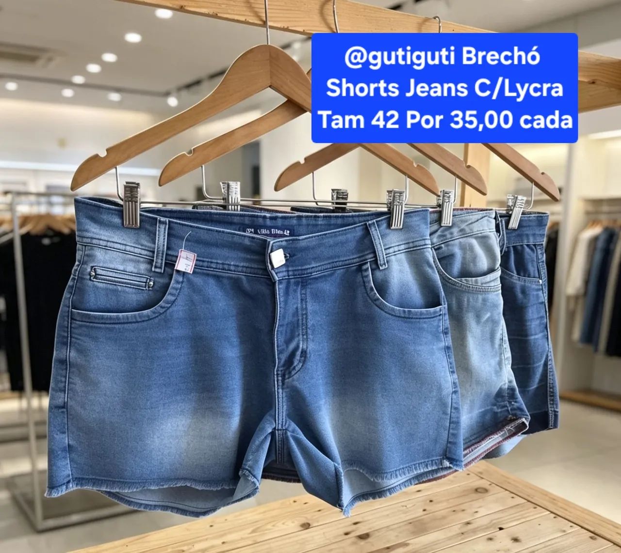 Short jeans 03 por so - Foto 2