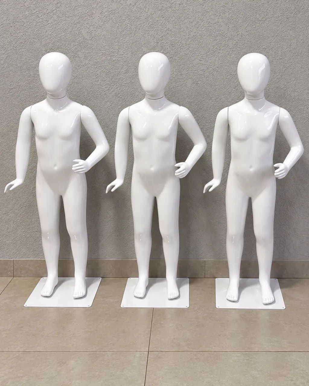 Kit 3 Manequins Infantis 4 a 6 Anos com Base - Foto 2