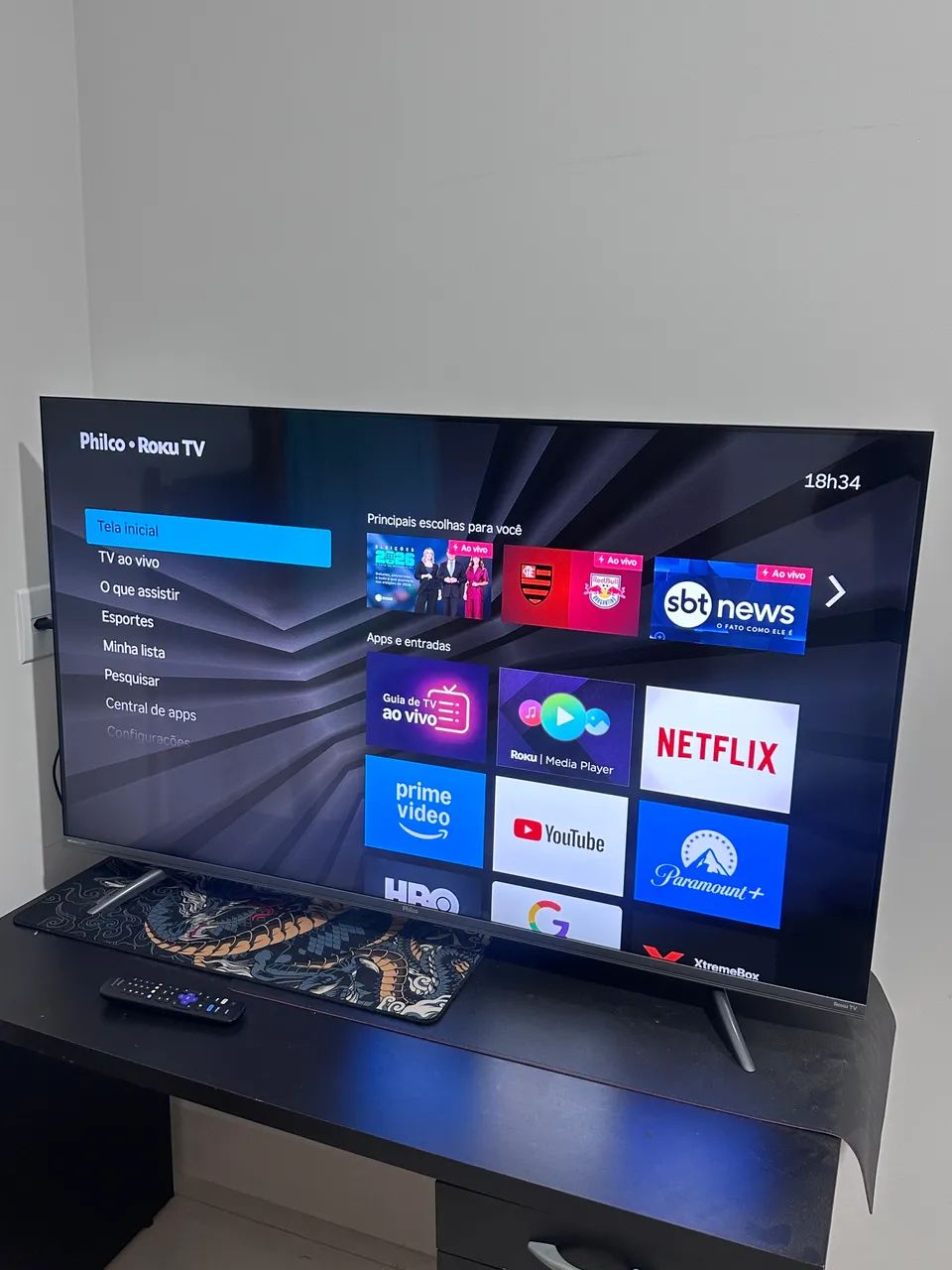 Tv smart 55 polegadas 4k - Foto 2