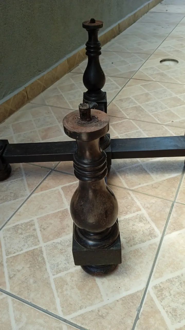 Pé de mesa madeira maciça  - Foto 3