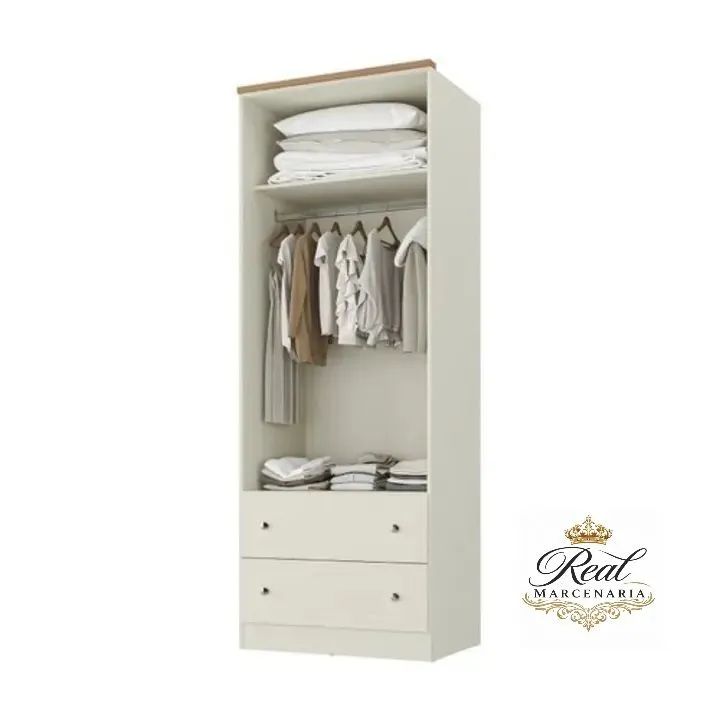 Guarda-roupas solteiro feito em MDF  - Foto 2
