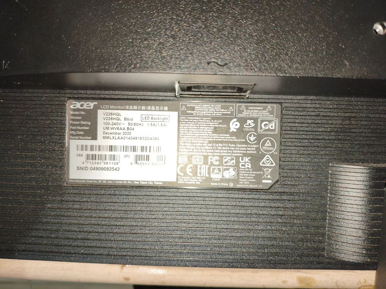 Monitor acer V226HQL - Foto 3