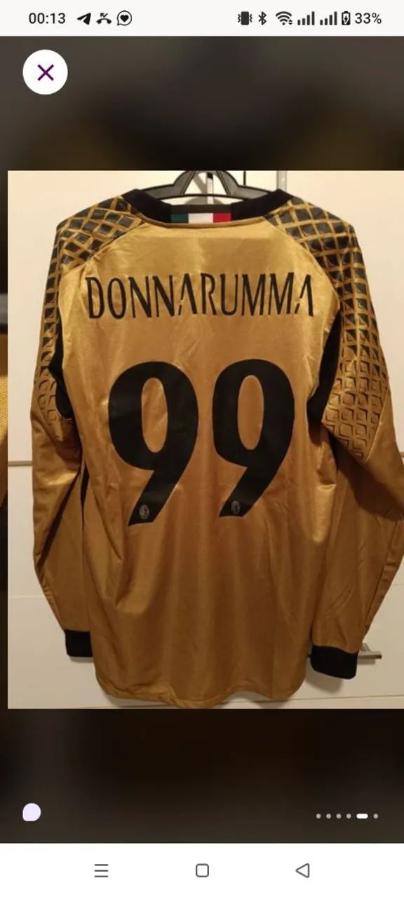 Camisa donarrumma Milan  - Foto 2