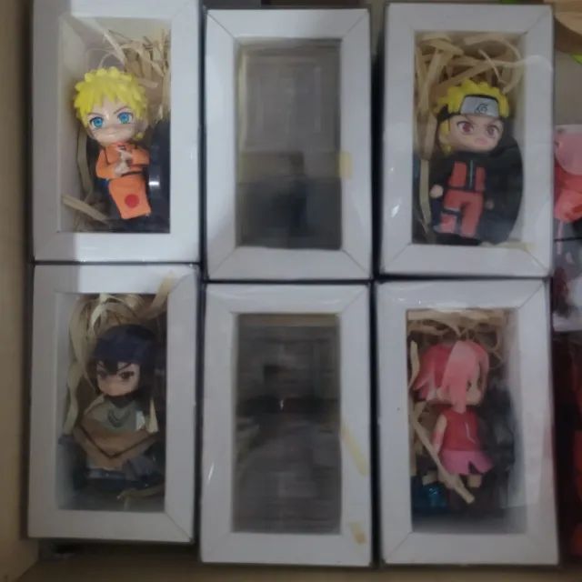 Kit 4 bonecos mini naruto ARTICULADO action figures - Foto 2
