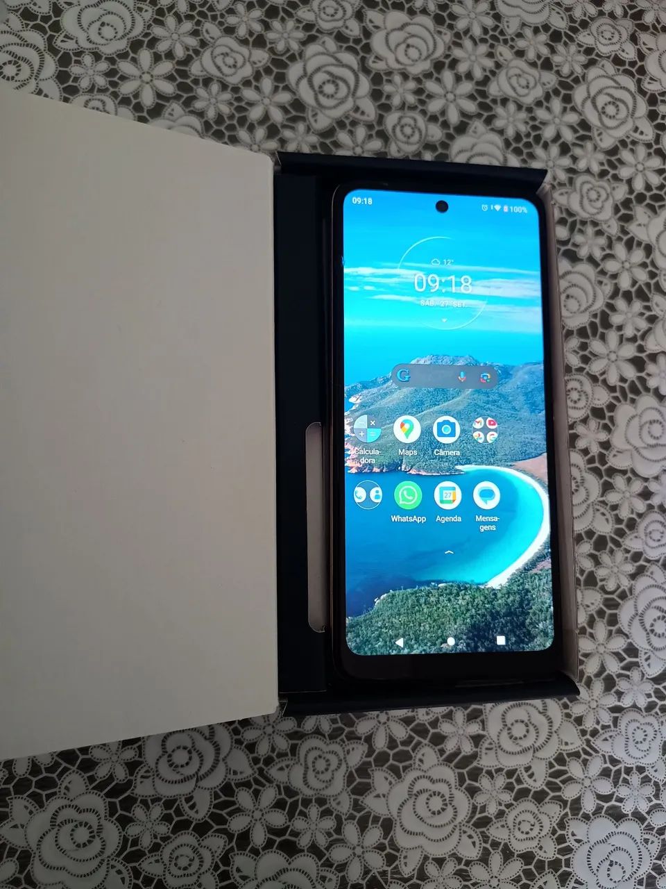 Celular MOTO E40 cor: rosé  - Foto 5