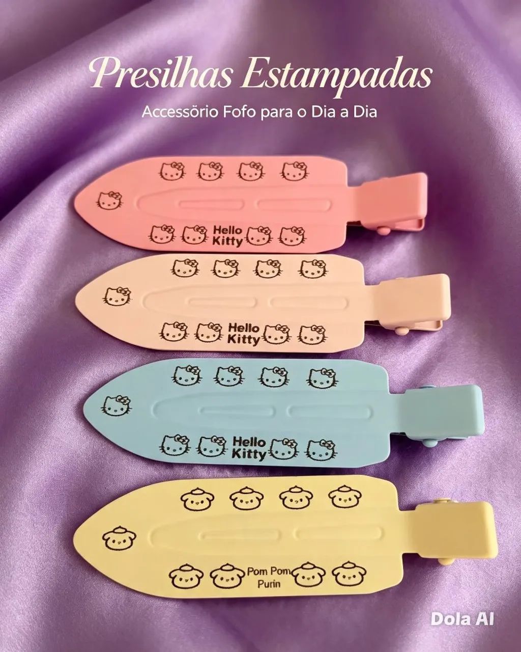 Presilhas Hello Kitty e Amigos 