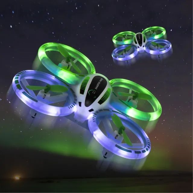 Drone Sharper Image Glow Stunt ORIGINAL Lacrado LED 360° - Foto 4