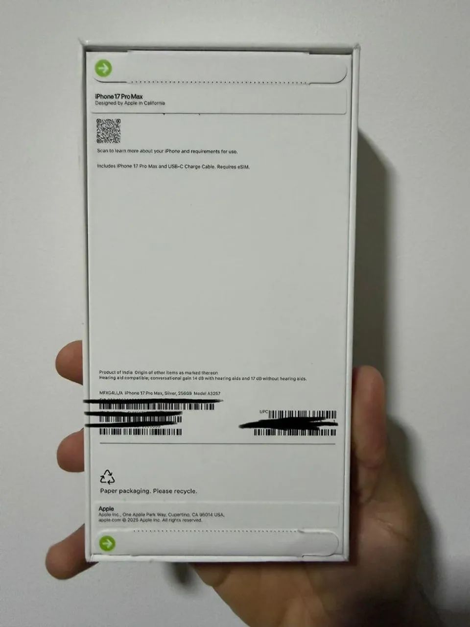 Iphone 17 pro max prata 256gb NOVO - Foto 5