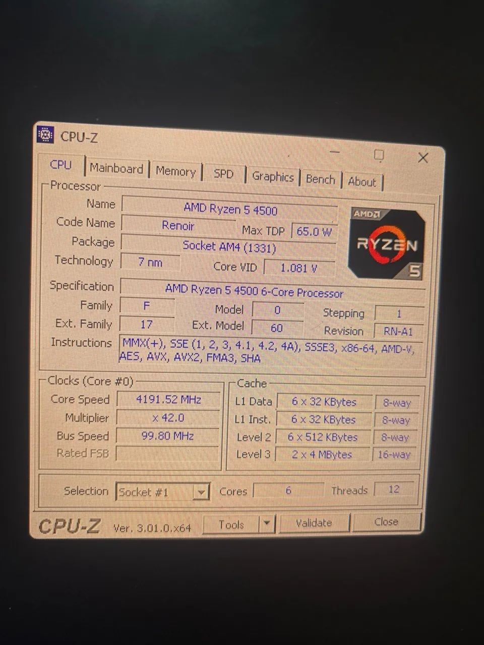 VENDO RYZEN 5 