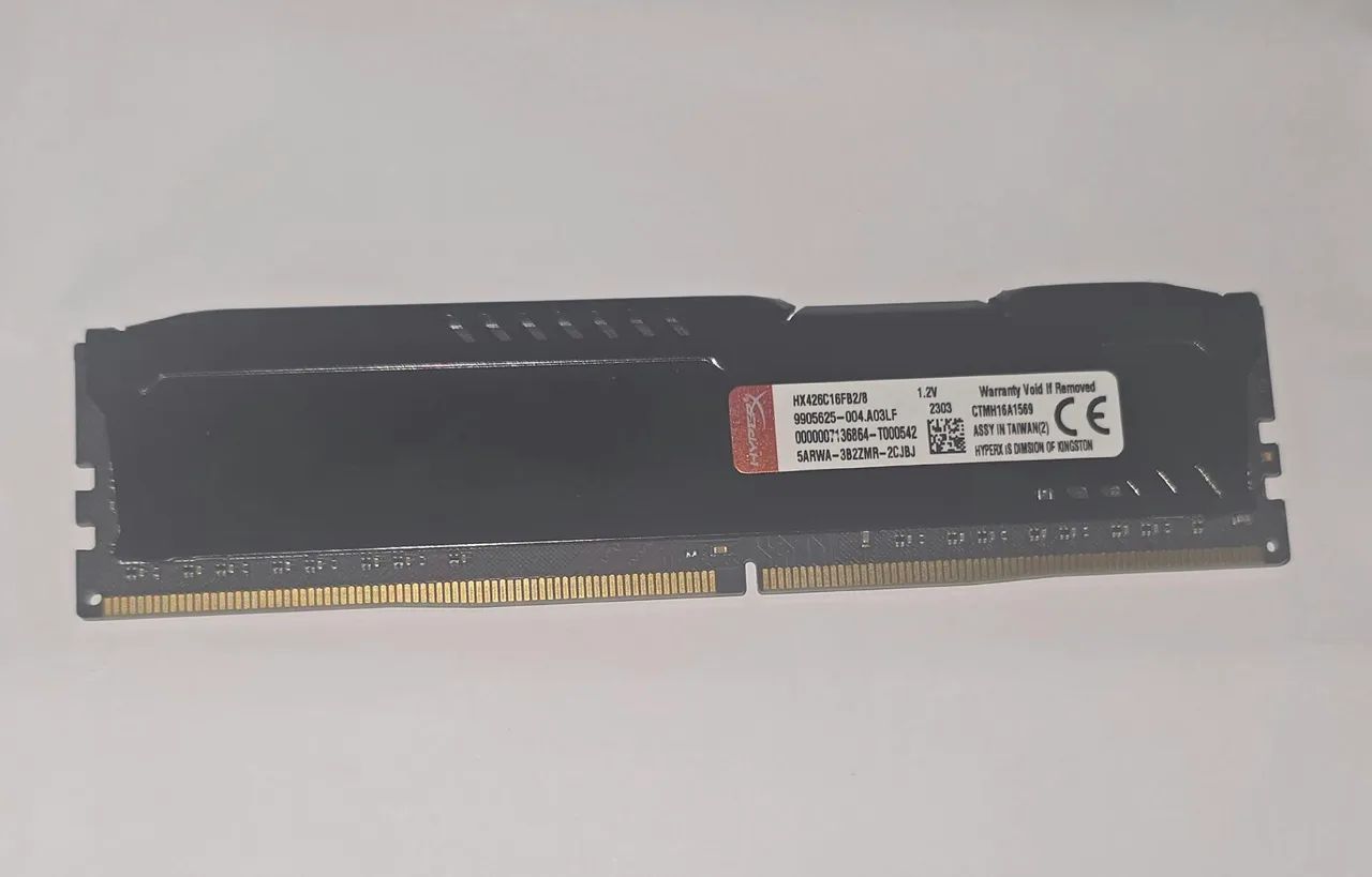 Kingston HyperX Fury 8GB RAM Memory65690774917121122