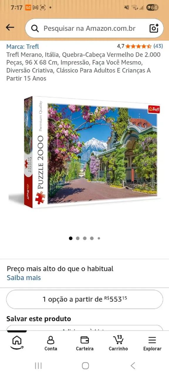 Quebrar cabeça 2000 peças  TRELF Merano Italy - Foto 4