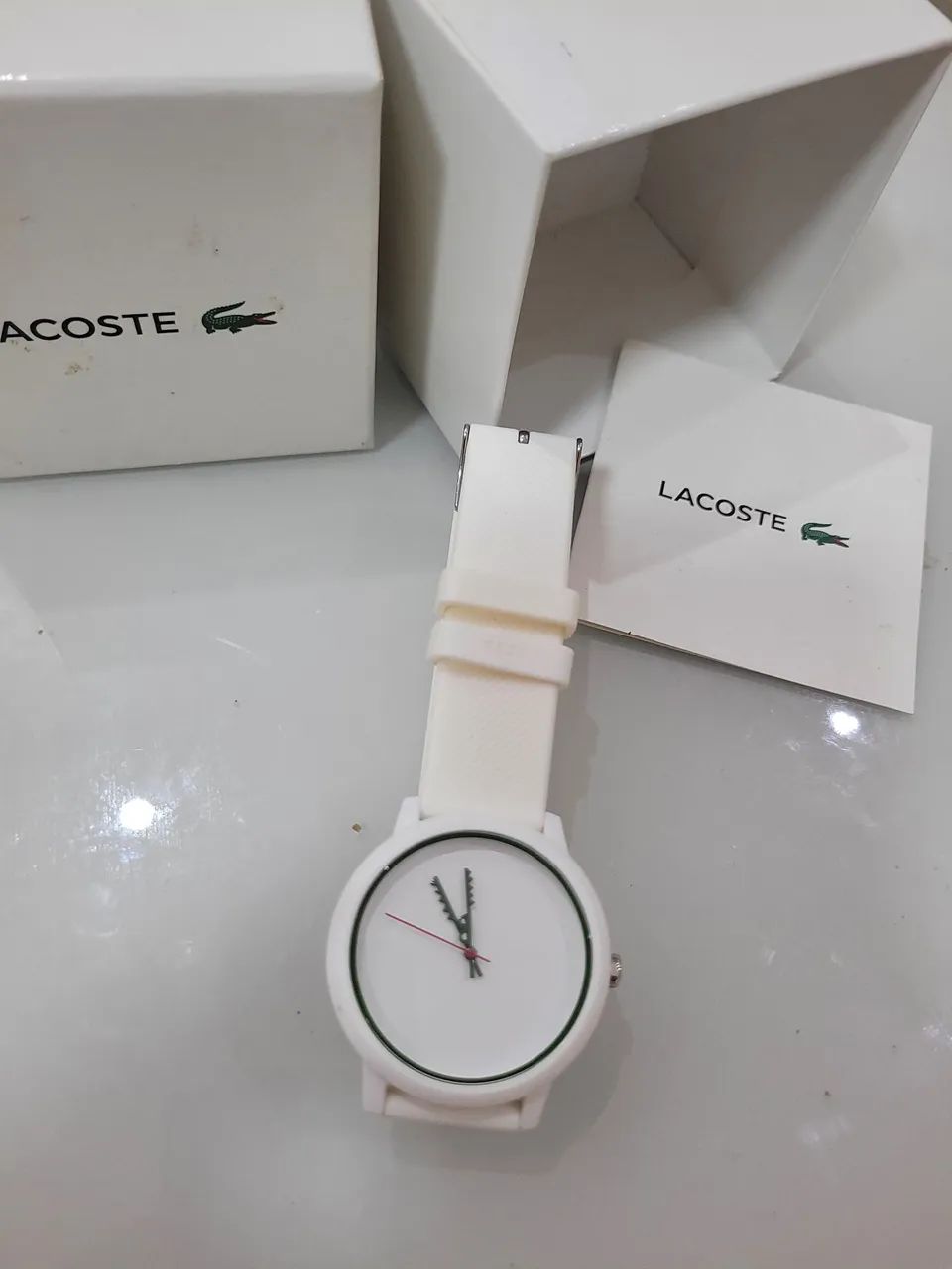 Relógio Lacoste Original branco
