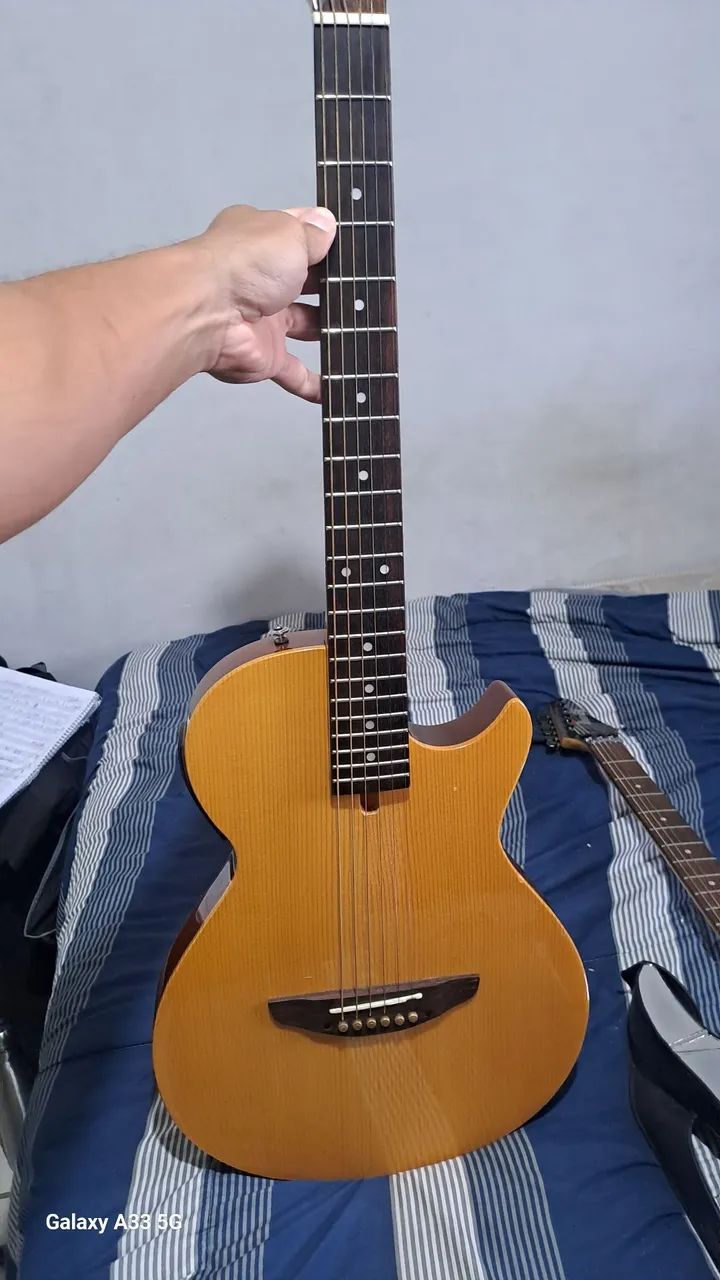 Violão Elétrico Tagima Modena Aço. - Foto 2