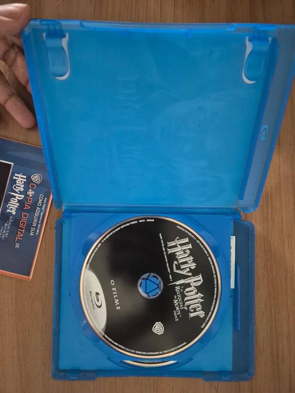 Harry Potter E As Relíquias da Morte Parte 3 BLU RAY - Foto 3