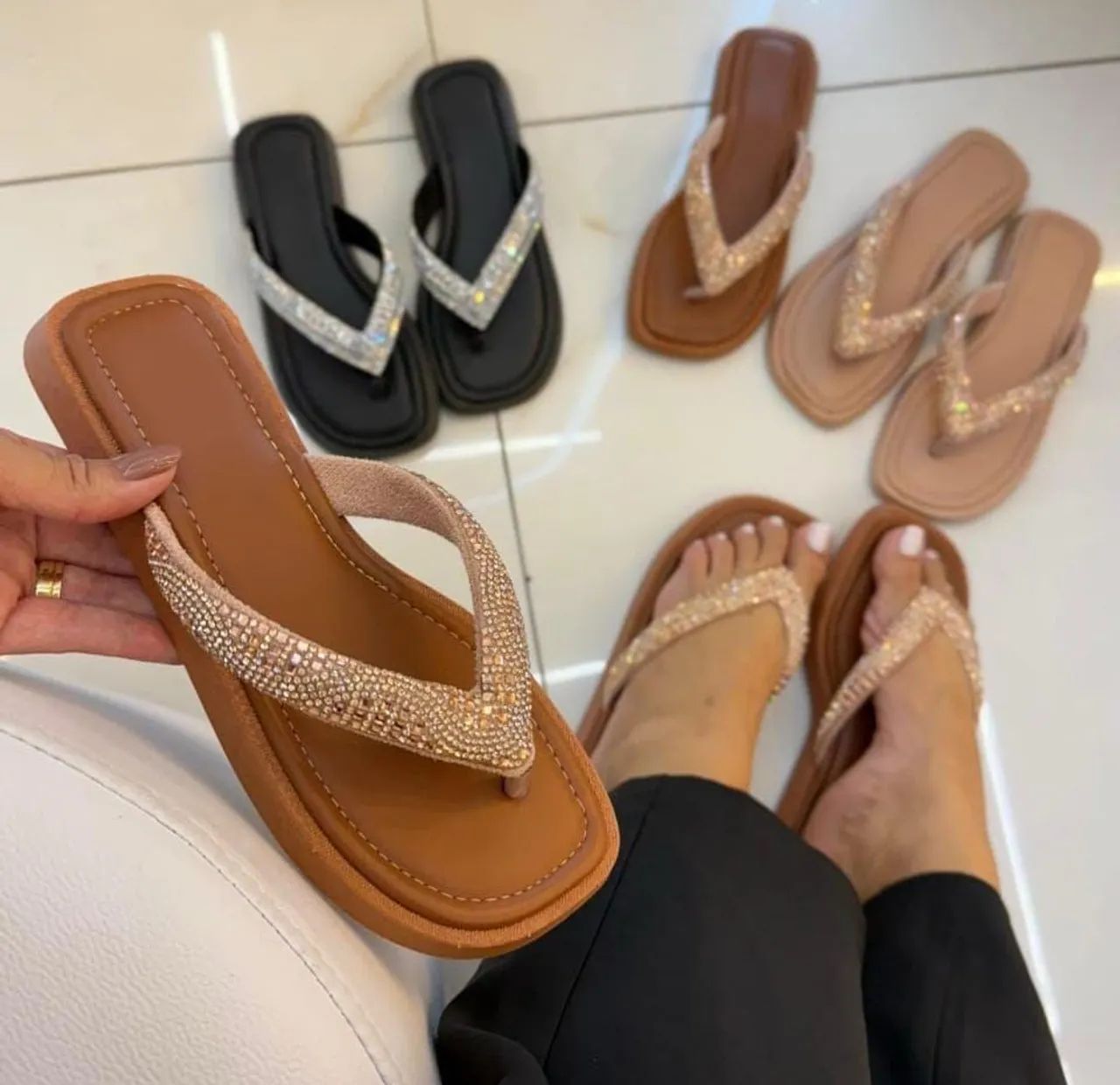 Papetes rasteirinhas