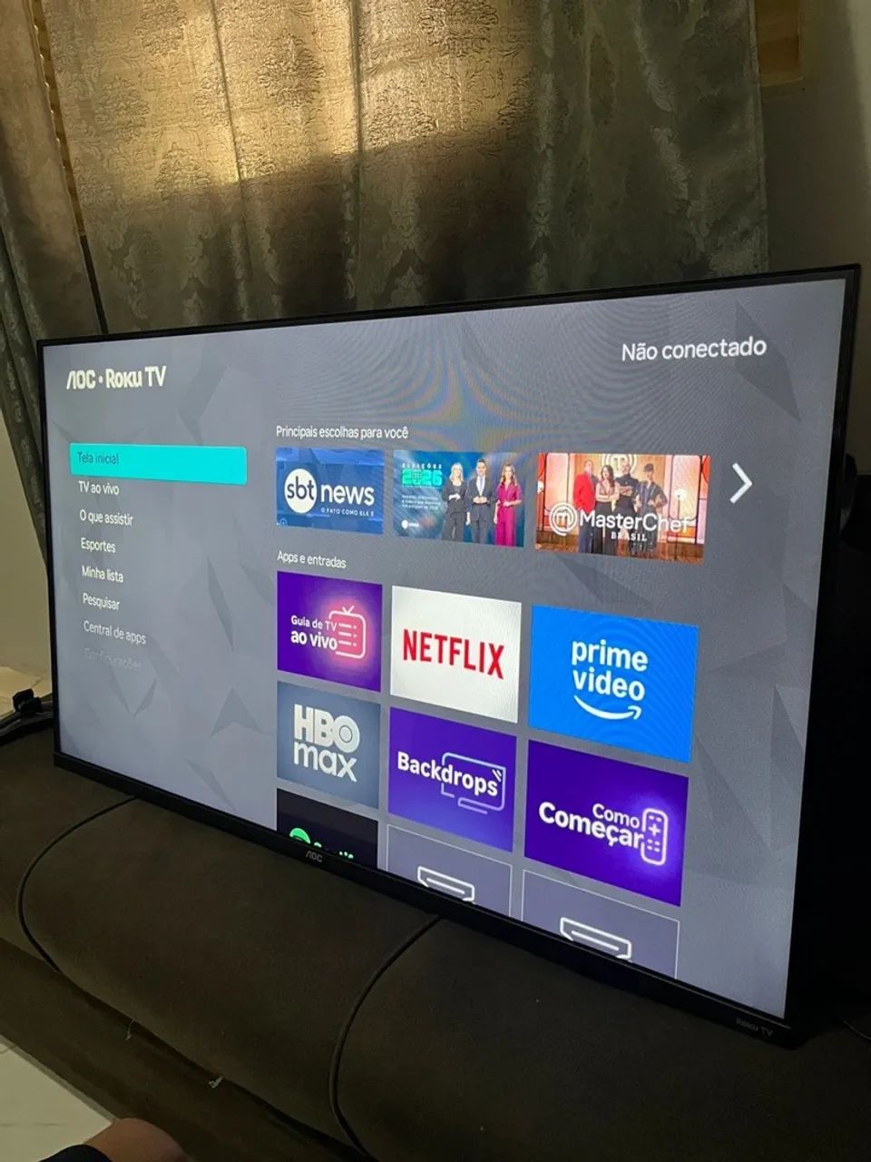 Tv Aoc Roku 43? Nova - Foto 4