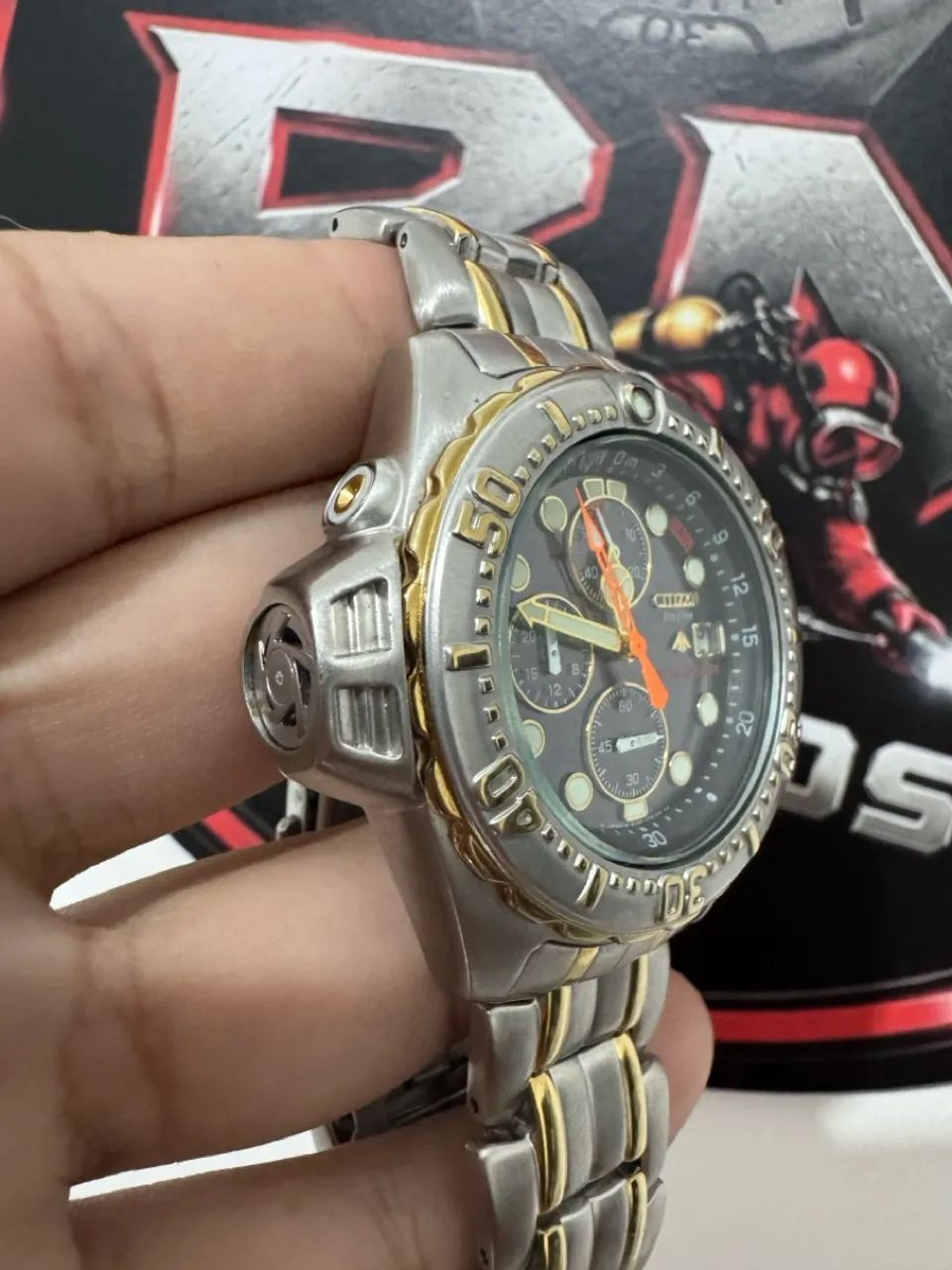 Citizen b740 série ouro full aço  - Foto 3