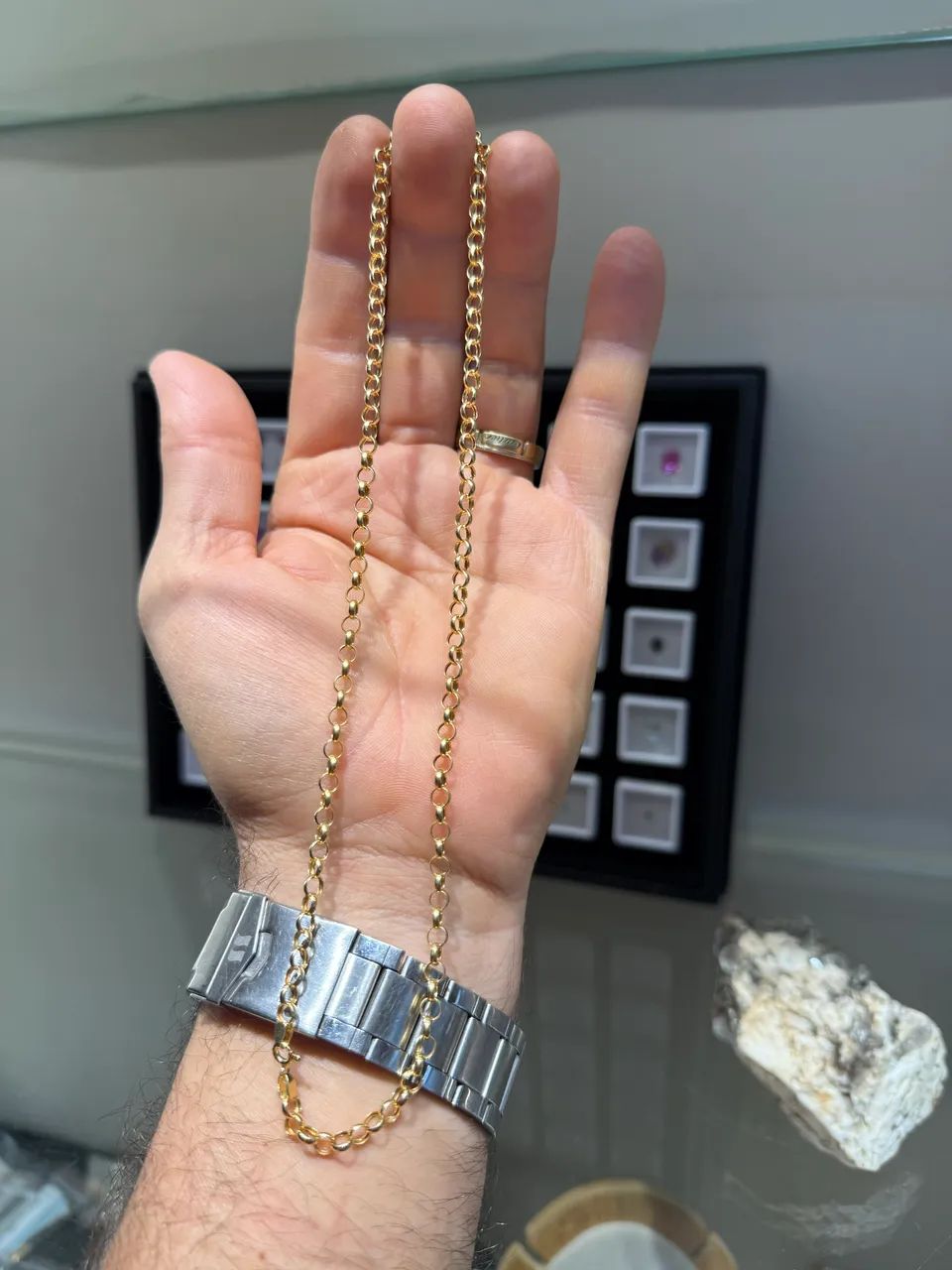 Portuguesa em ouro 18k $5.100,00 - Foto 3