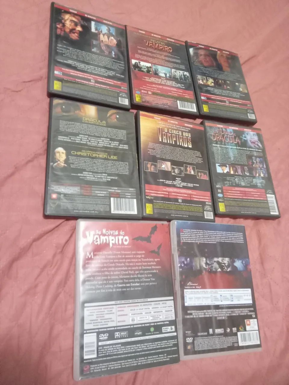 Lote 8 DVDs filmes vampiro Drácula - Foto 2