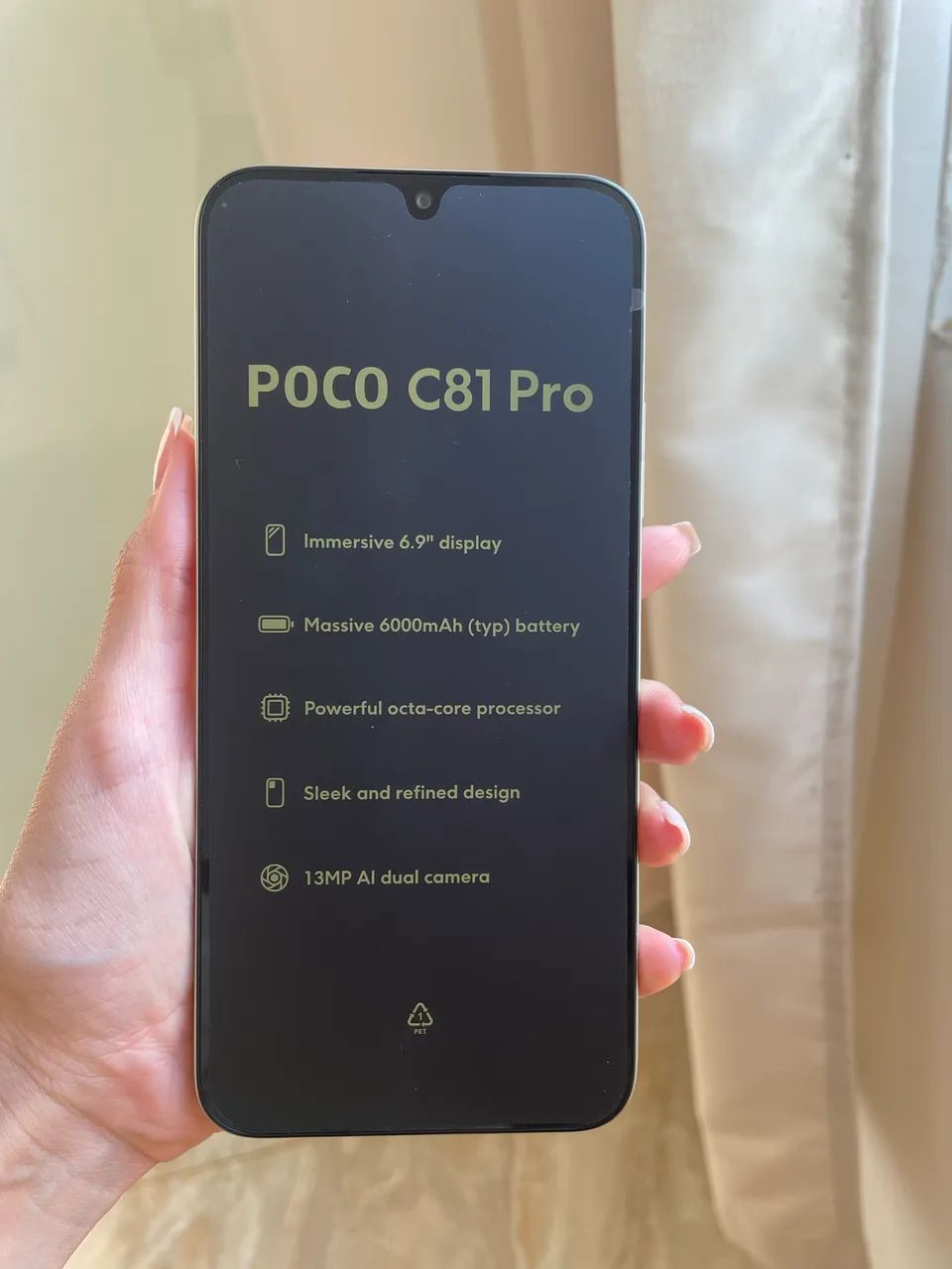 Vendo celular Poco C81pro Novo 256 gb