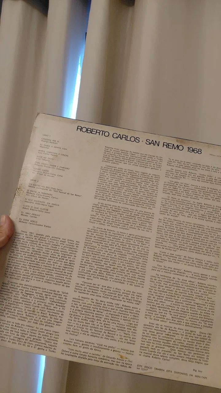 Disco Roberto Carlos  - Foto 2