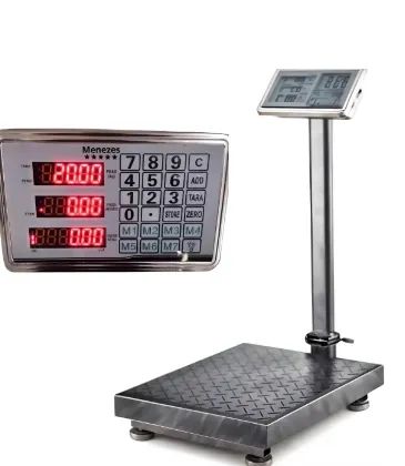Balança De Plataforma 150kg Led Eletrônica  Digital - Foto 4