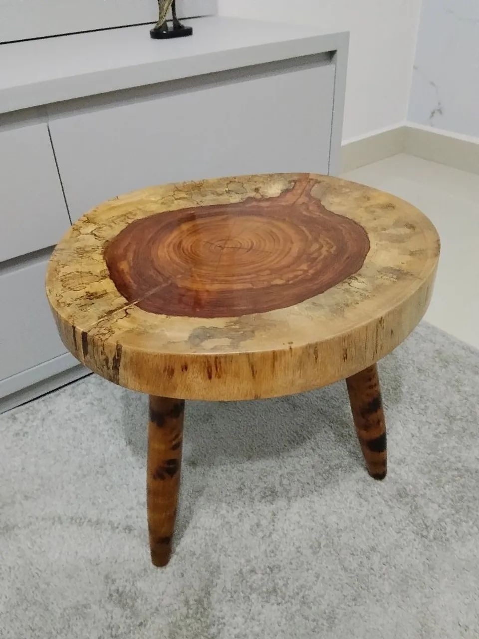 Mesa de centro/canto madeira maciça  - Foto 2