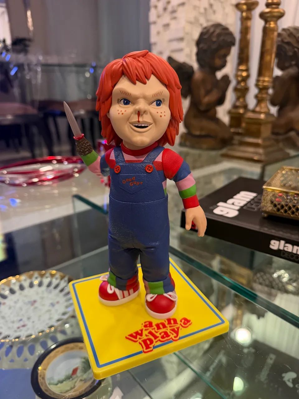 boneco Chucky 9" Deluxe Vinyl Figure  - Foto 3