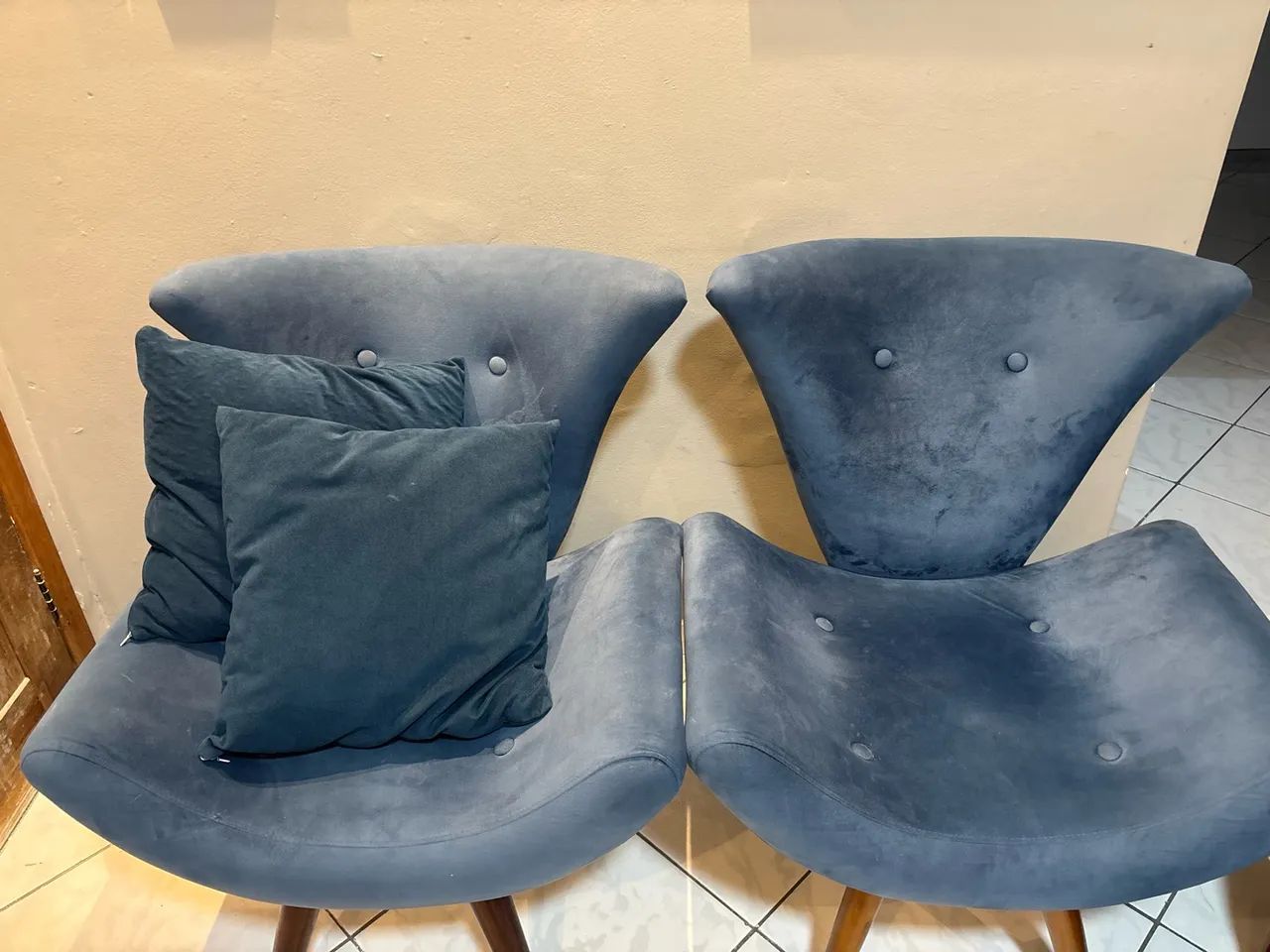 Poltronas azuis 