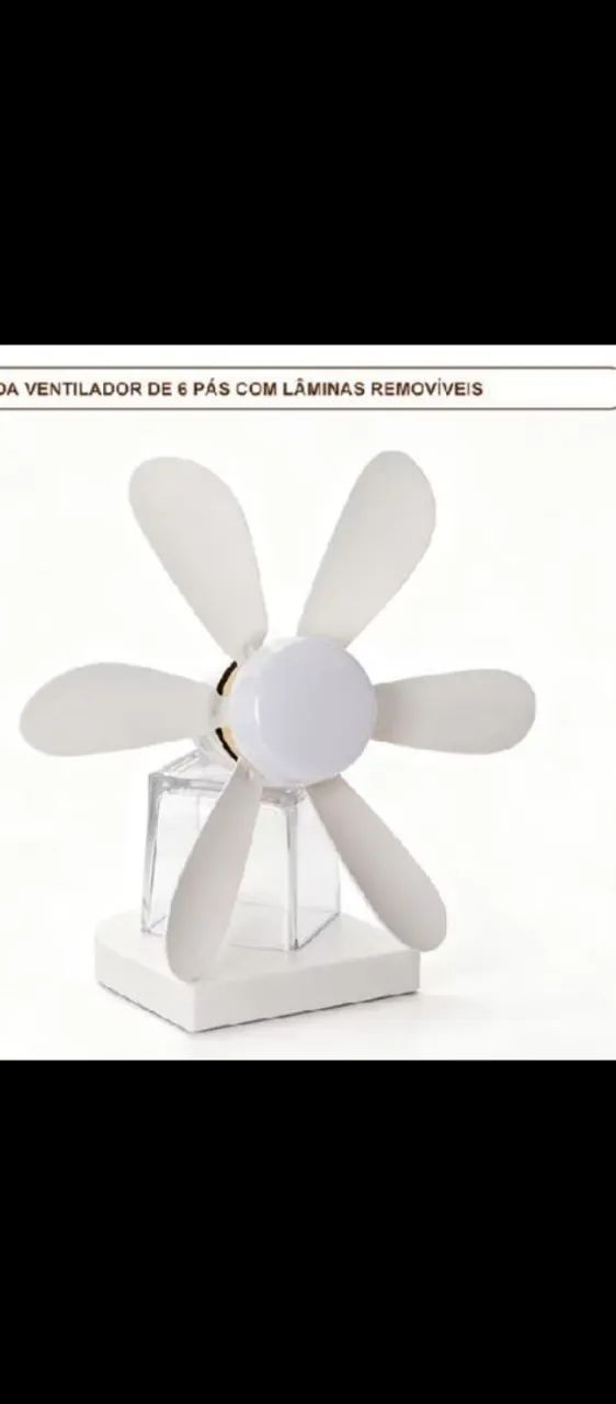Ventilador de teto com lâmpada  - Foto 2