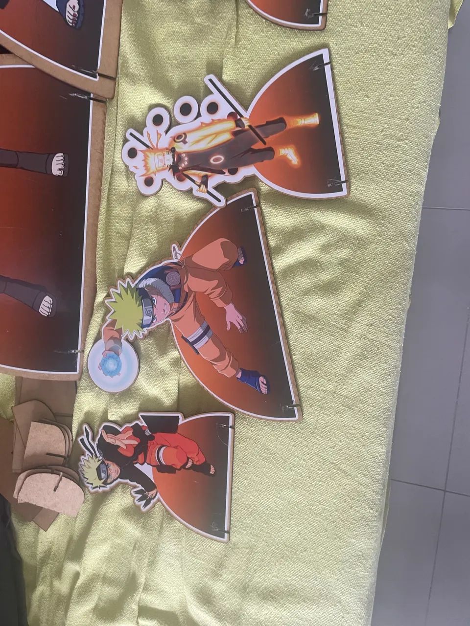 Decoração Aniversário Naruto em MDF - Foto 3