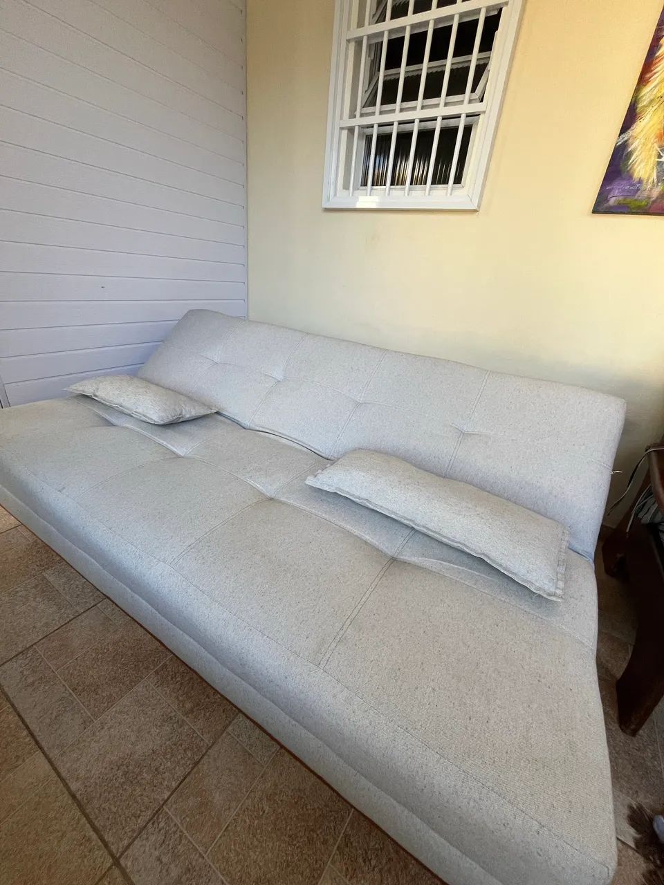Sofá cama vintage 3 lugares - Foto 4