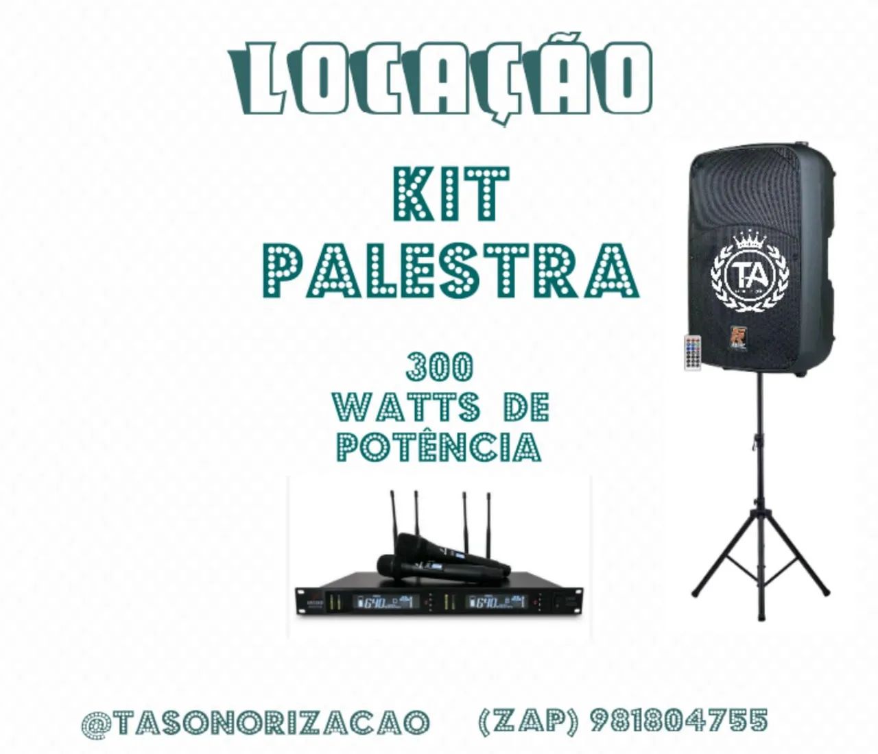 Kit  palestras (som) - Foto 2
