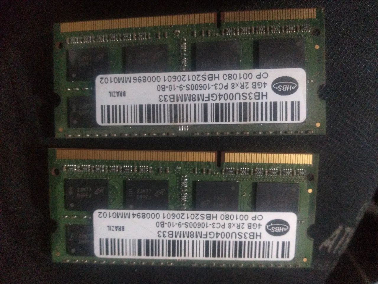 8gb ddr3 notebook 4+4 hbs