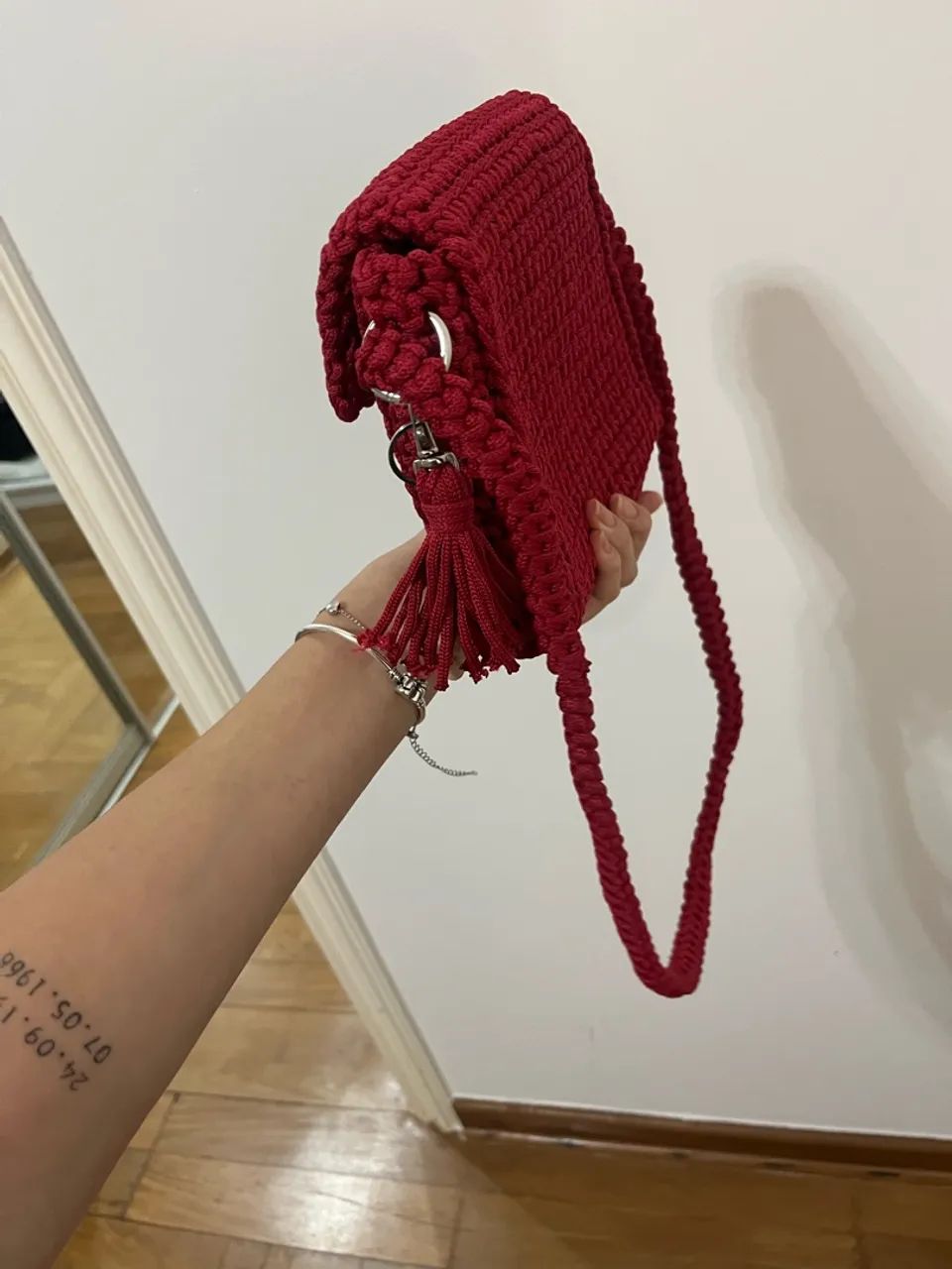 Bolsa croch ê com chaveiro  - Foto 2
