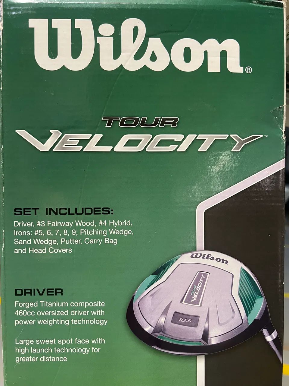 Kit Completo de Tacos de Golfe Wilson Tour Velocity + Bolsa Stand Bag - Foto 2