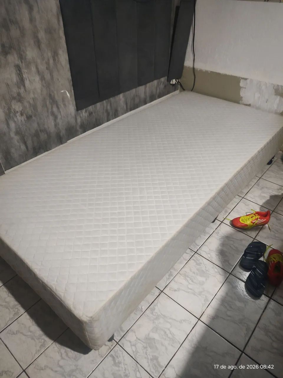 Cama box solteiro com colchão  - Foto 2