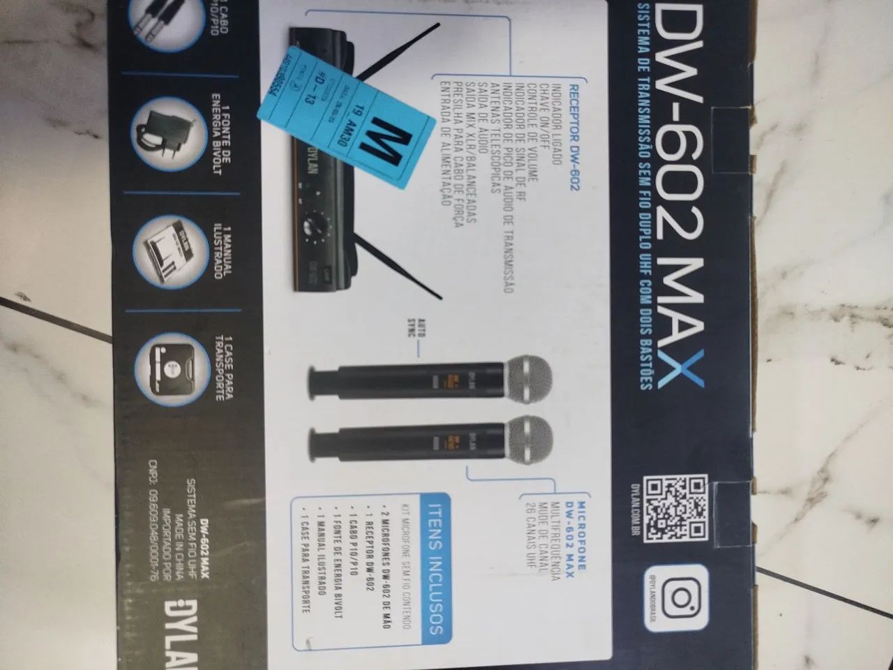 Microfone sem fio para retirar no endereço 454806685405030402