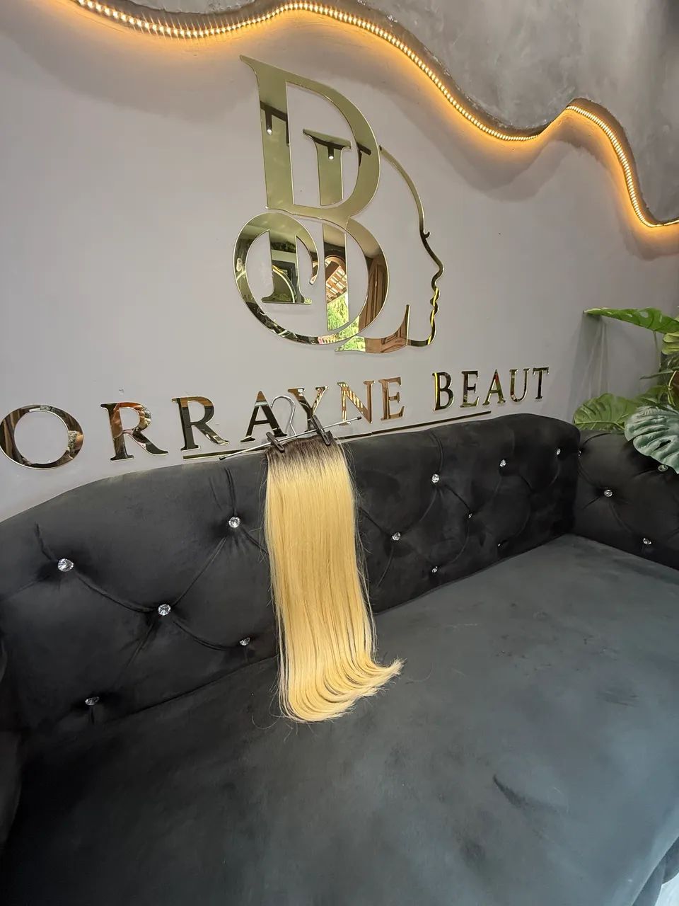 Mega Hair loiro brasileiro 