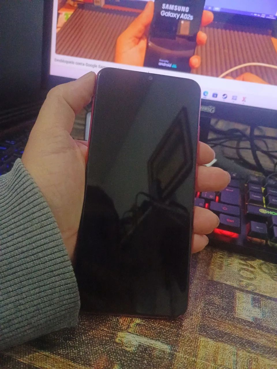 A02s Plus com fone e carregador - Foto 3