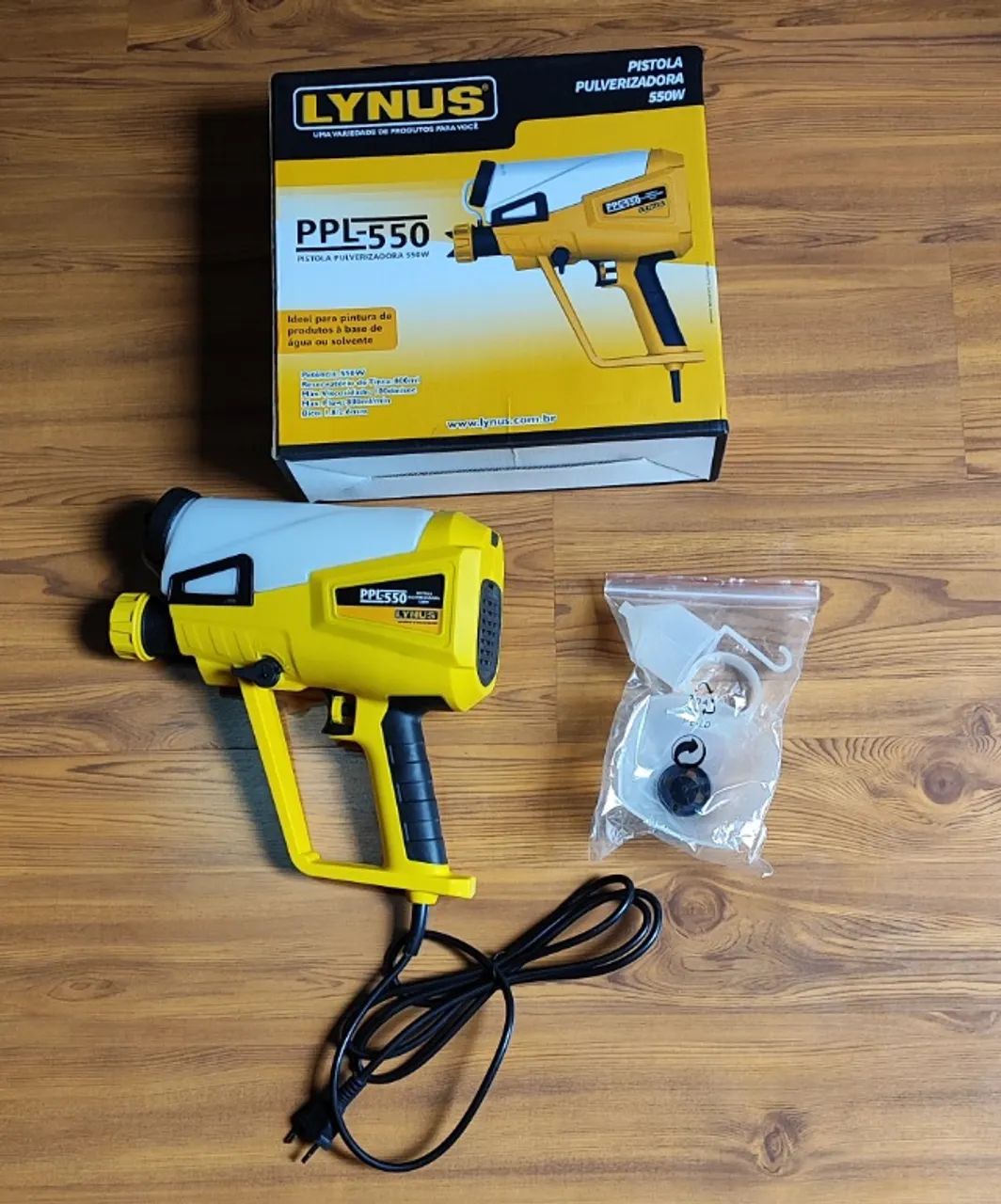 Pistola pulverizadora elétrica para pintura 550W 110V - Lynus