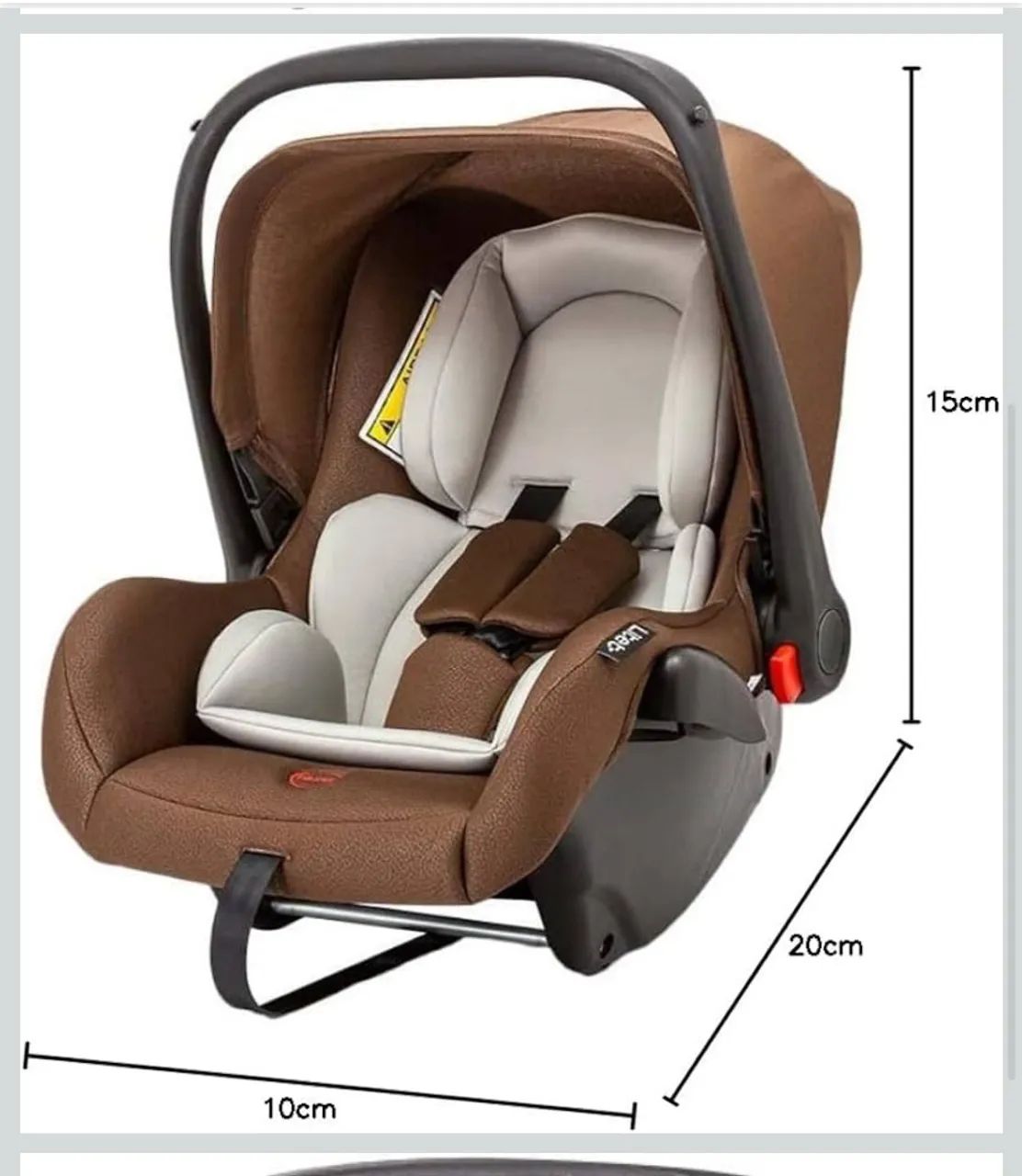 Bebê Conforto Candy 0-13kgs Caramelo Litet - BB199  - Foto 3