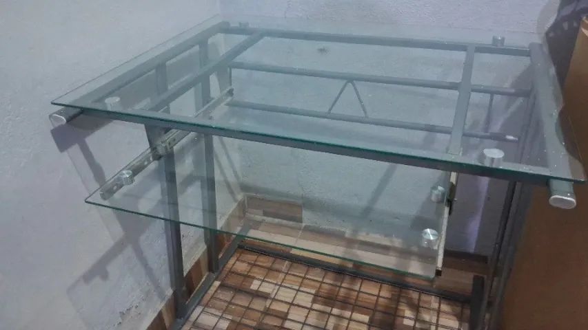 Mesa de vidro escritório  - Foto 5
