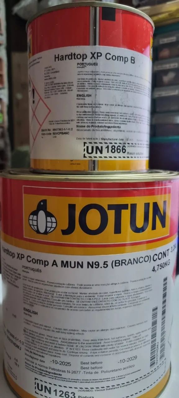 Jotun Hardtop XP Paint, Anti-fouling White (Component A and B)